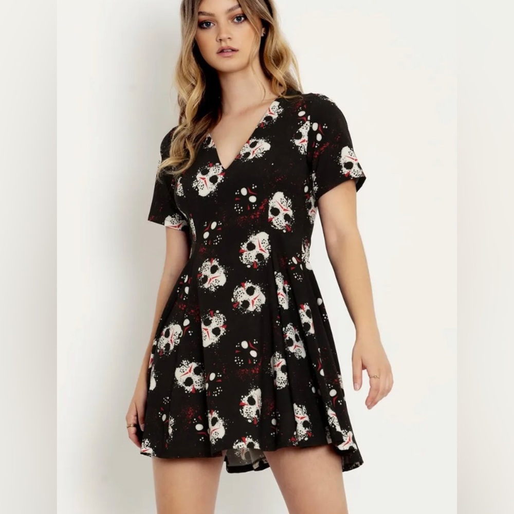 *sold* Blackmilk Friday the 13th evil v dress xs